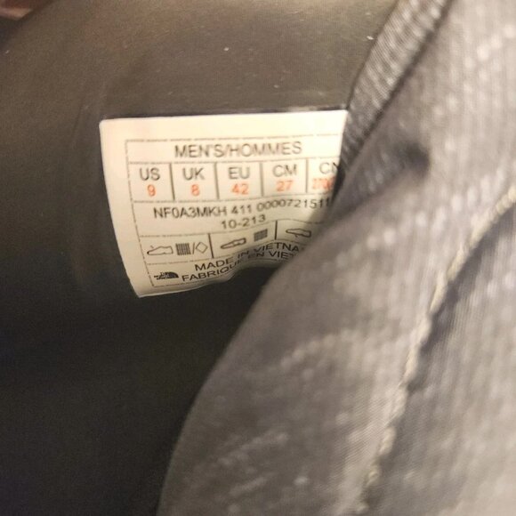 The North Face ThermoBall Traction Bootie Men’s Size 9 US Grey Black